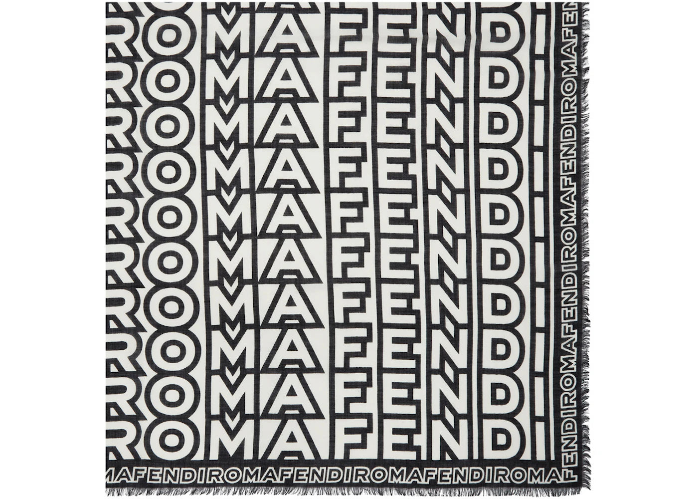Fendi by Marc Jacobs Shawl Two-Tone Wool Shawl