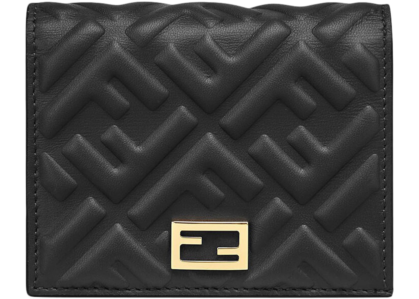 Fendi by Marc Jacobs Small Wallet Black Nappa Leather Wallet