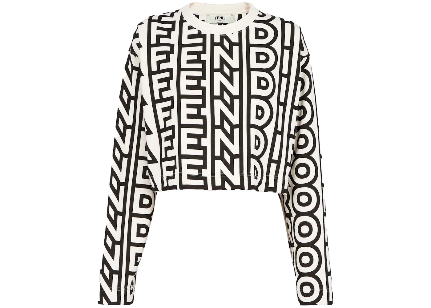 Fendi by Marc Jacobs Two-tone Jersey Sweatshirt Multicolor