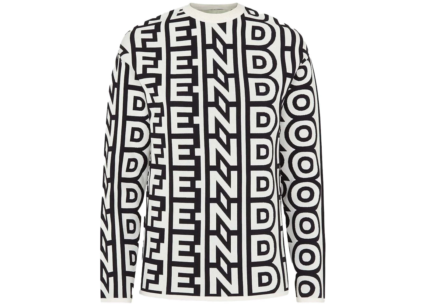 Fendi by Marc Jacobs Two-tone Knit Sweater Multicolor