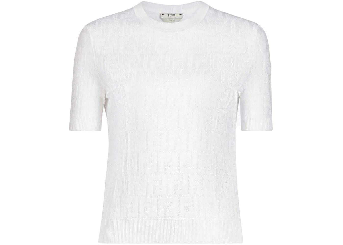 Fendi by Marc Jacobs Viscose And Cotton Sweater White