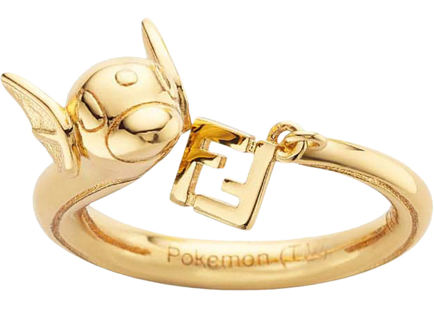 Fendi x FRGMT Metal Ring Gold