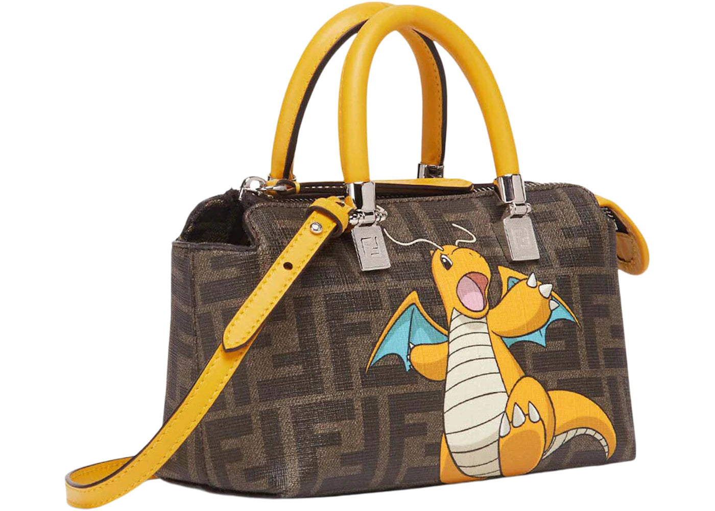 Fendi x FRGMT x Pokemon FF Fabric Boston Bag By The Way Mini Multicolor