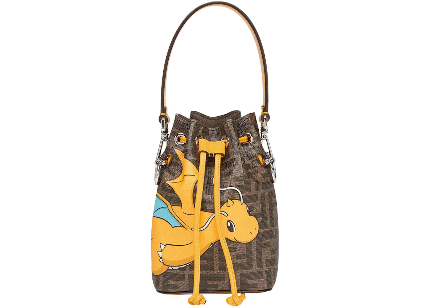 Fendi x FRGMT x Pokemon FF Fabric Mini Bag Mon Tresor Multicolor