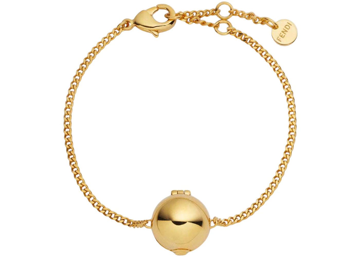 Fendi x FRGMT x Pokemon Metal Bracelet Gold