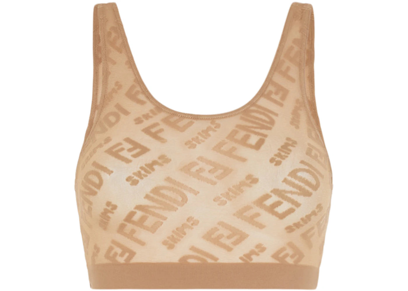 Fendi x SKIMS Hosiery Bralette California