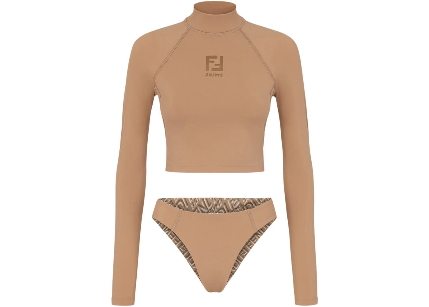 Fendi x SKIMS Long Sleeve Swim Set California