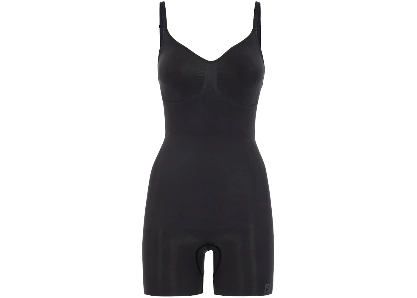 Fendi x SKIMS Sculpting Mid Thigh Bodysuit Black