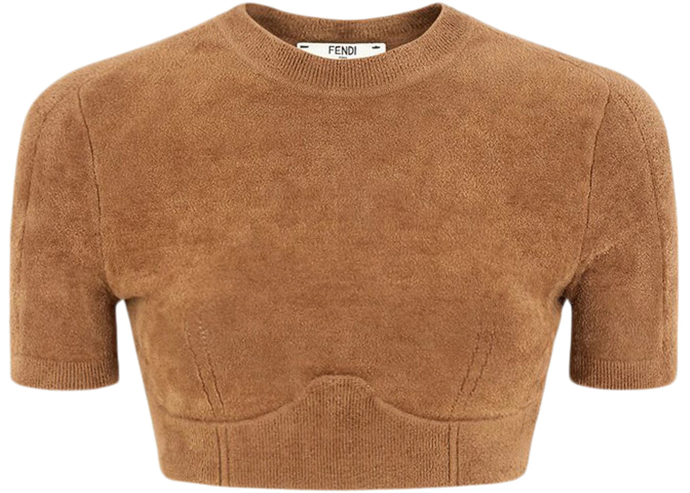 Fendi x SKIMS Velvet Knit Crop Top California