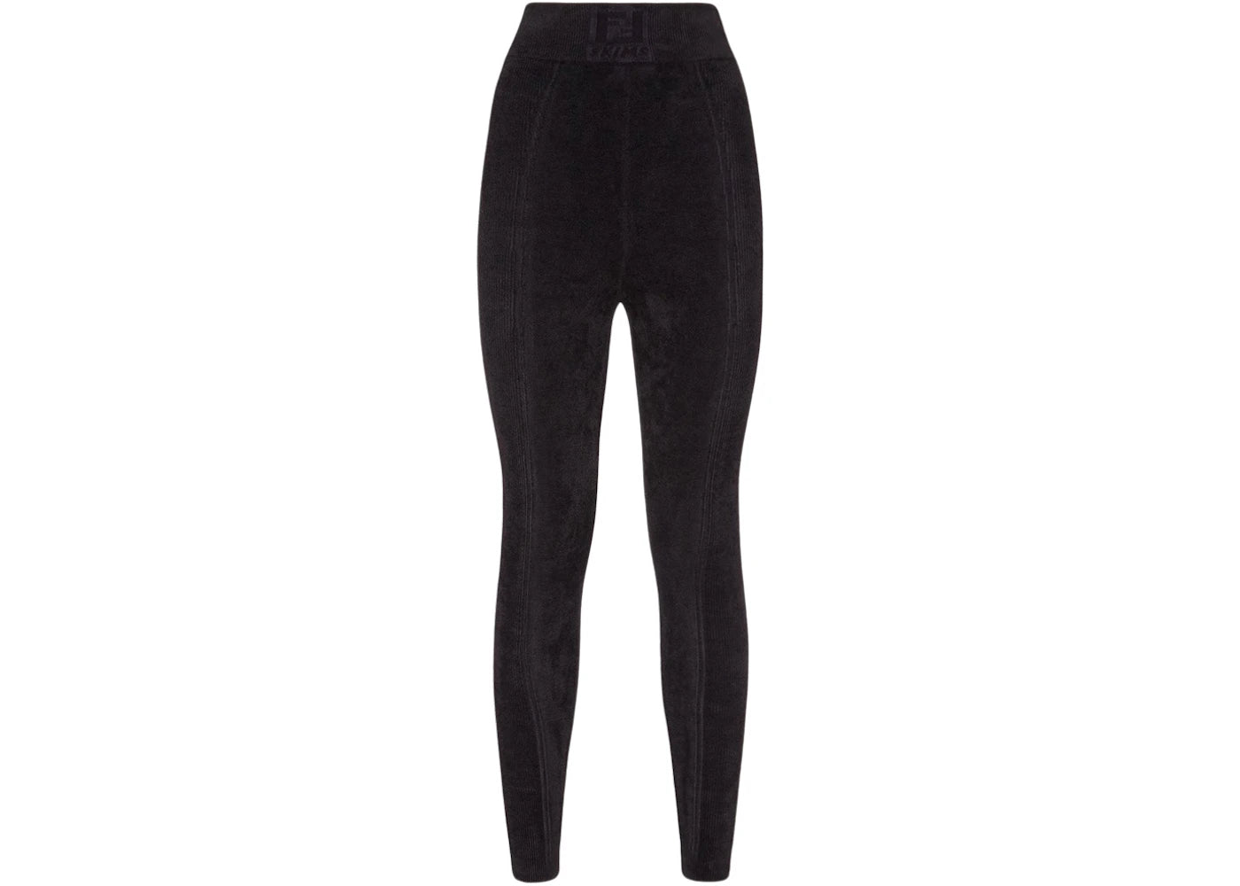 Fendi x SKIMS Velvet Knit Leggings Black