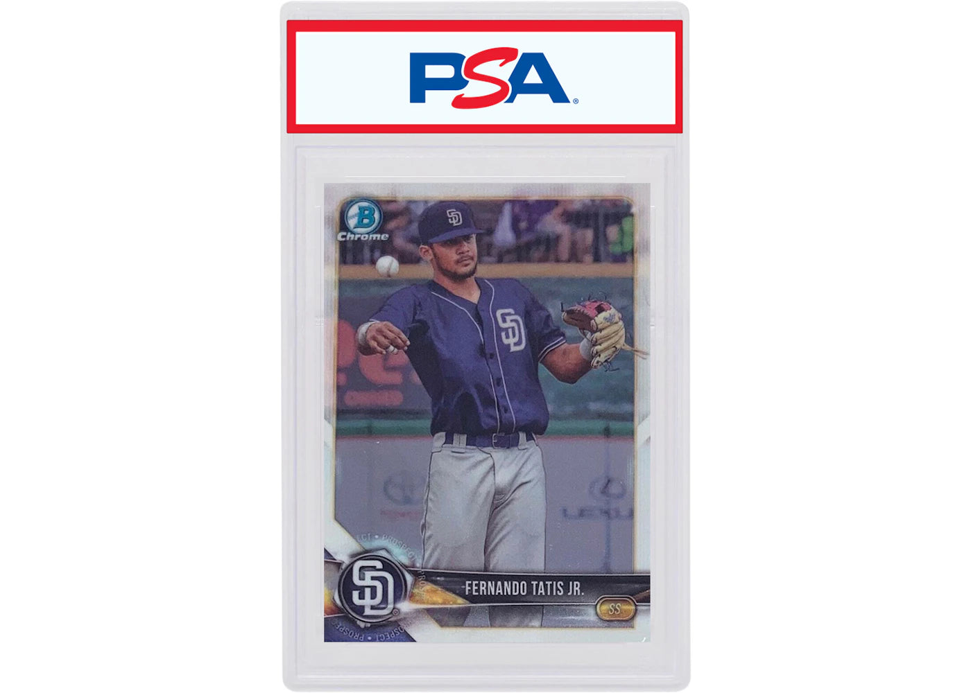 Fernando Tatis JR. 2018 Bowman Prospects Chrome #114 (PSA or BGS Graded)