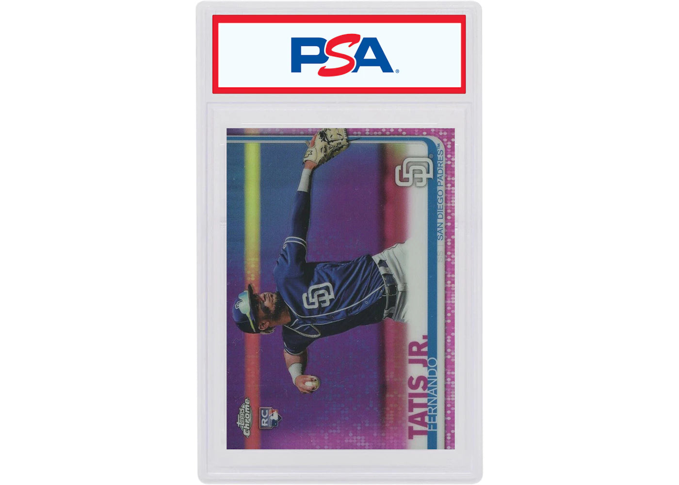 Fernando Tatis Jr. 2019 Topps Chrome Rookie Pink #203 (PSA or BGS Graded)