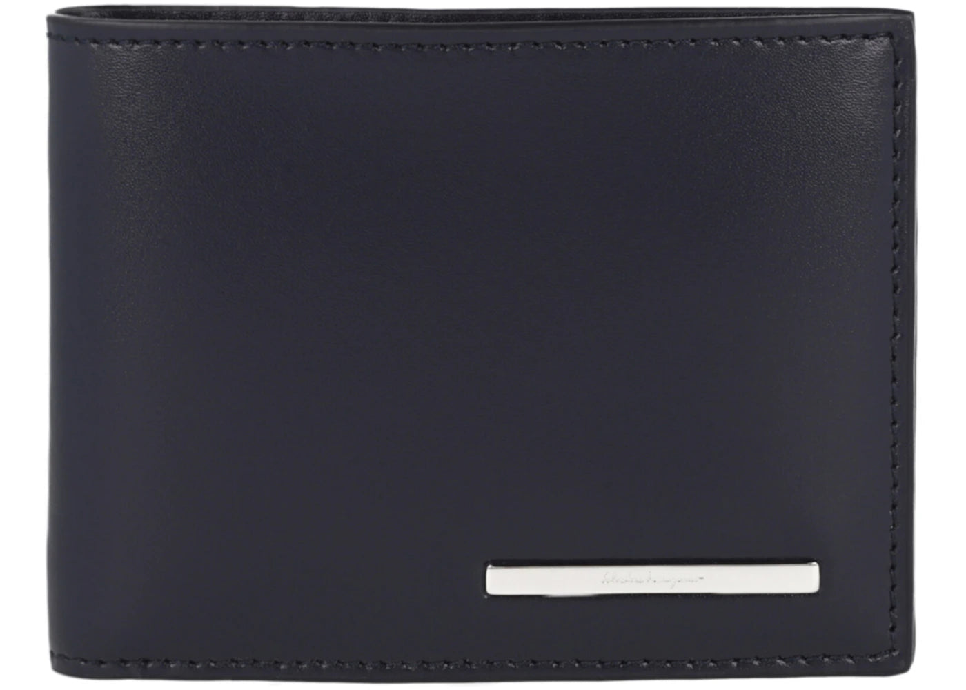 Ferragamo Crosta Bifold Wallet Blue