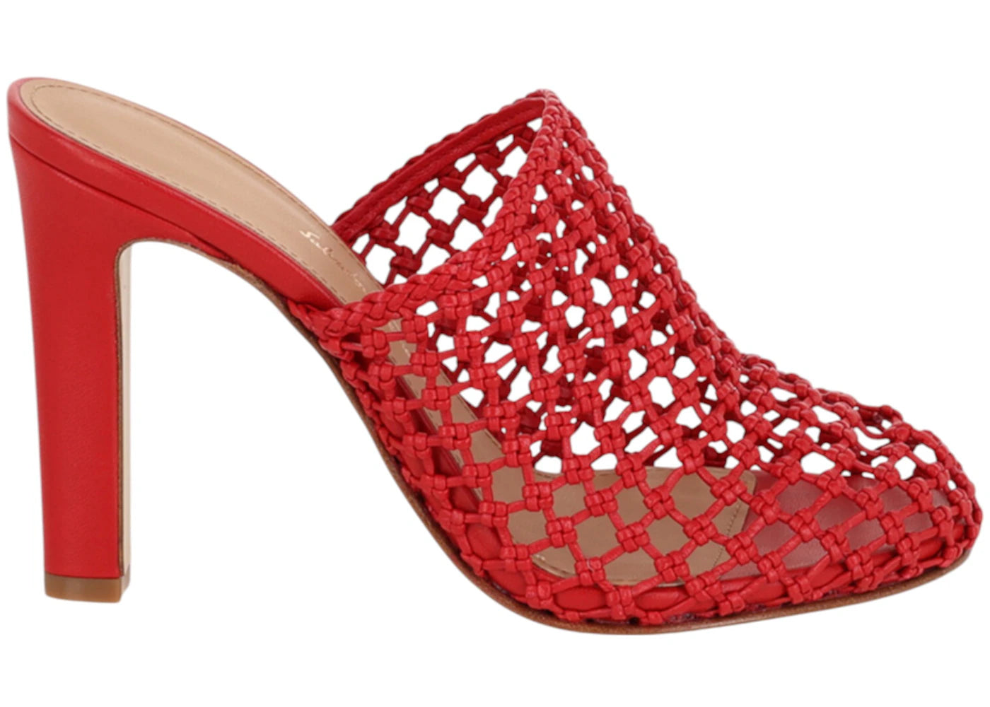 Ferragamo Ellas X5 Caged Mules Red (Women's)