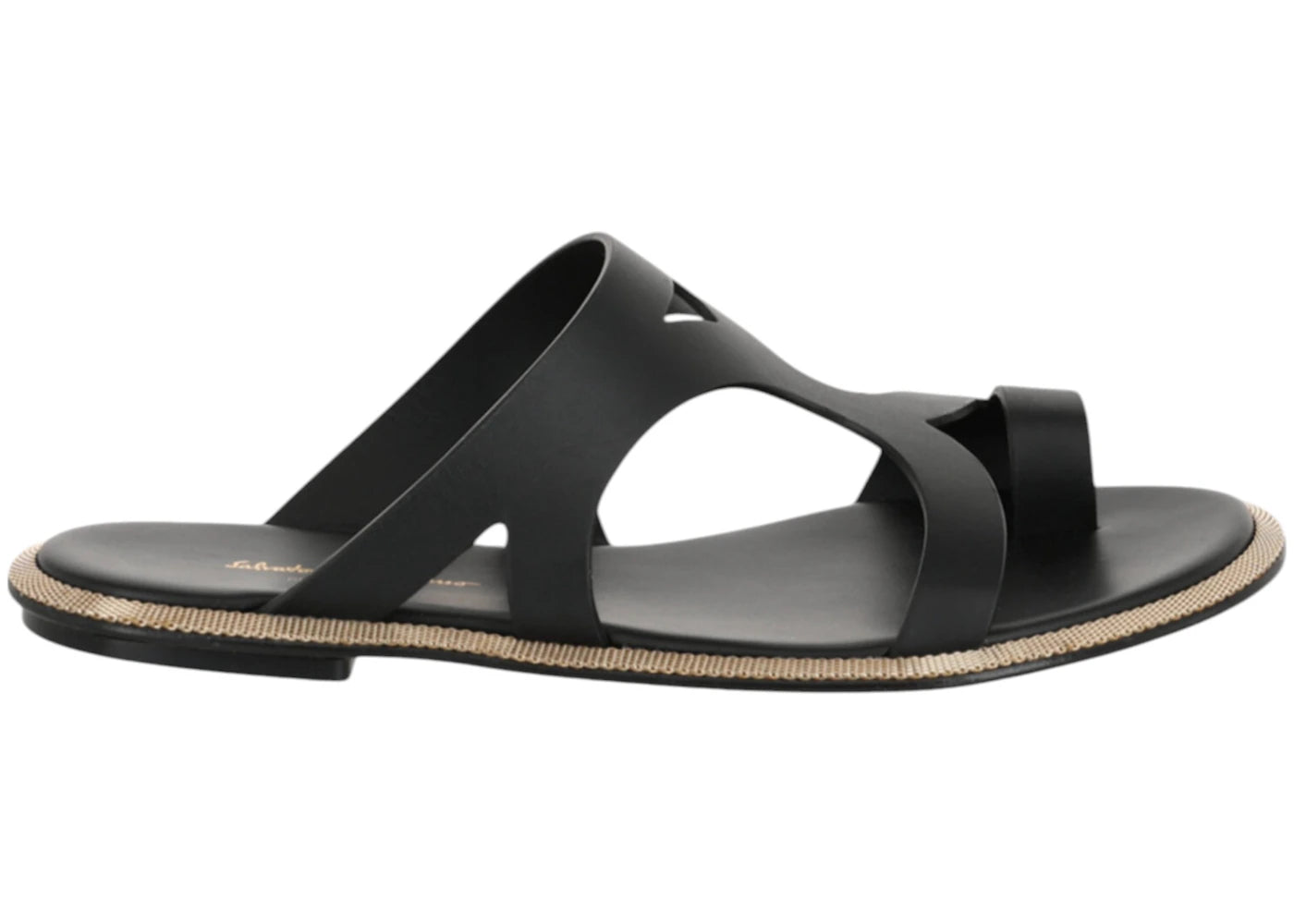 Ferragamo Marilu Leather Sandals Black (Women's)
