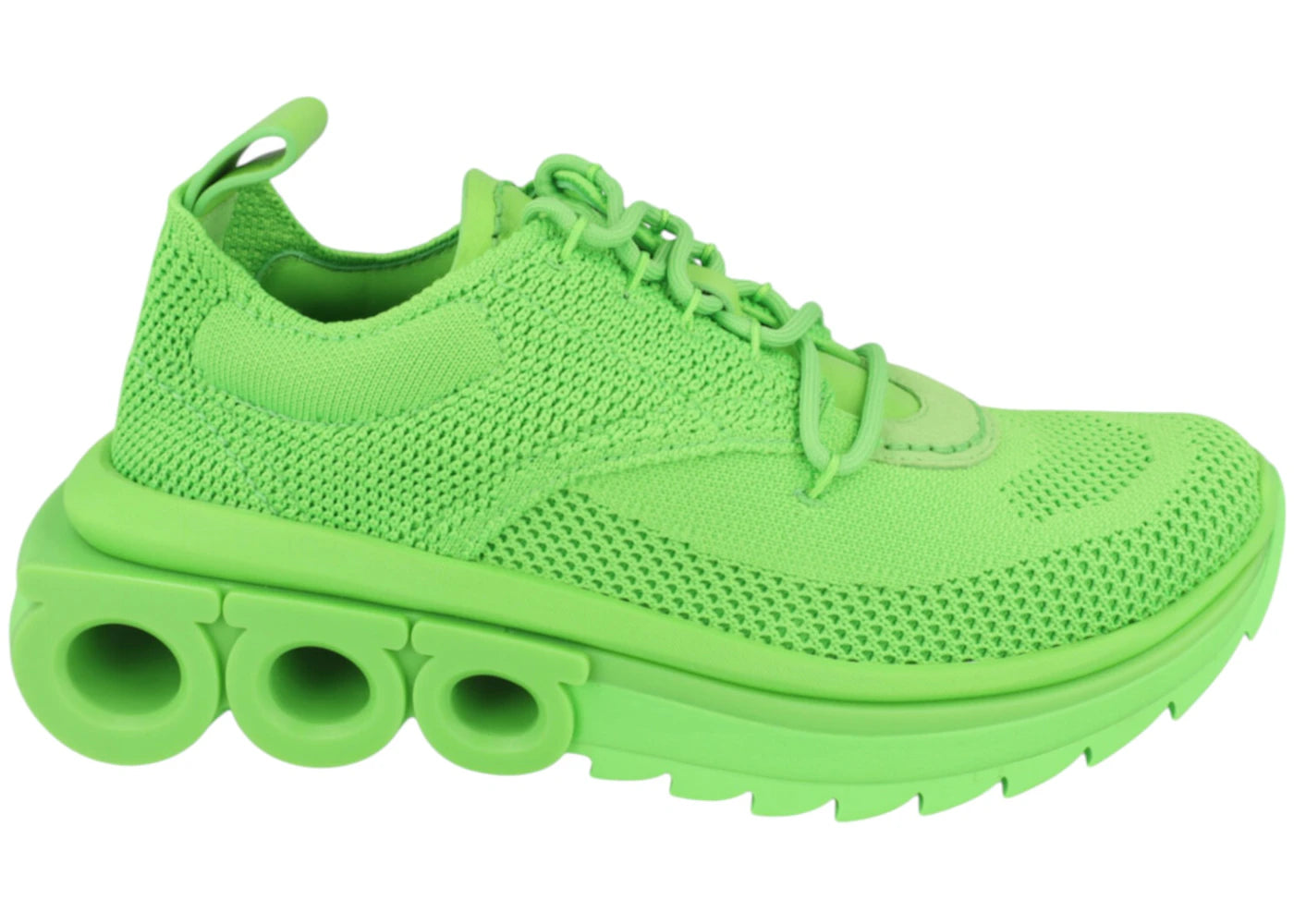 Ferragamo Nima Knit Sneakers Green (Women's)