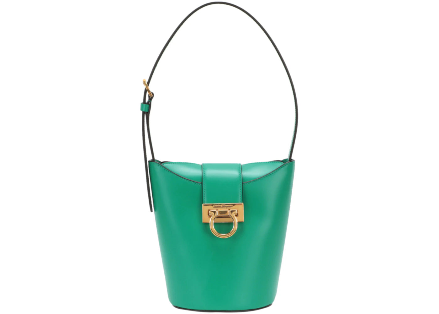 Ferragamo Small Trifolio Shoulder Bag Green