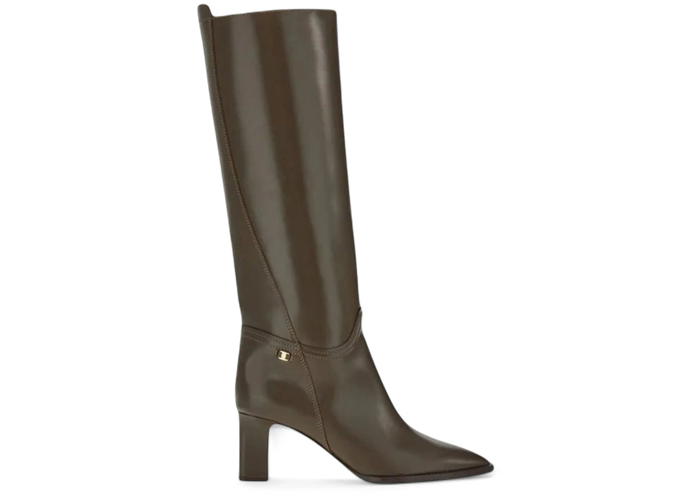 Ferragamo Torris Heeled Knee-Length Boots Brown (Women's)