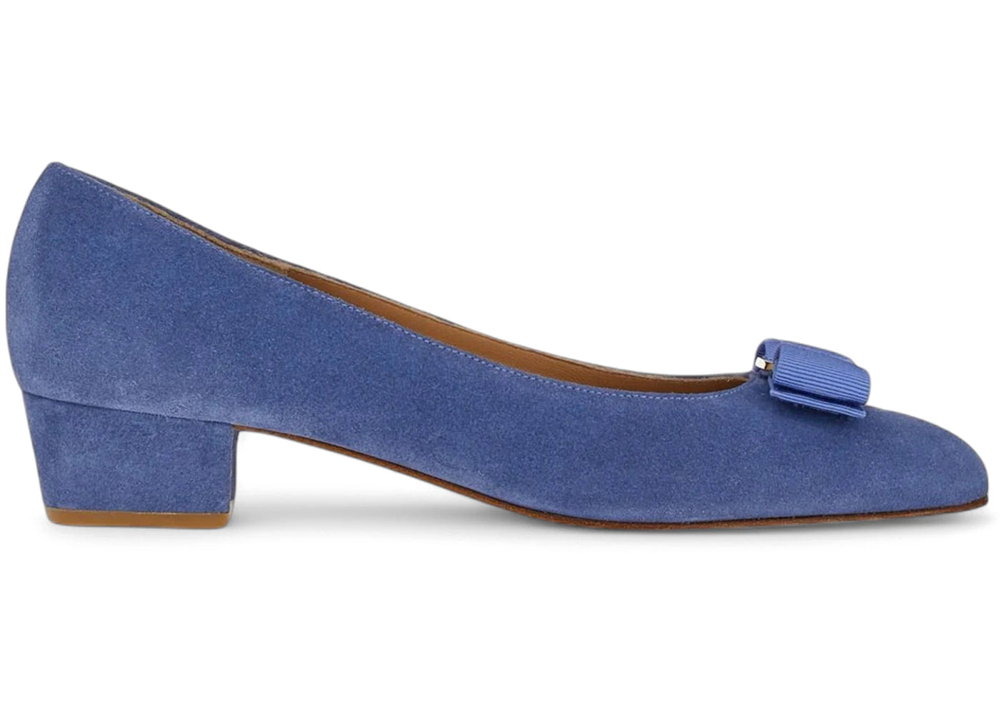 Ferragamo Vara Pumps Blue (Women's)