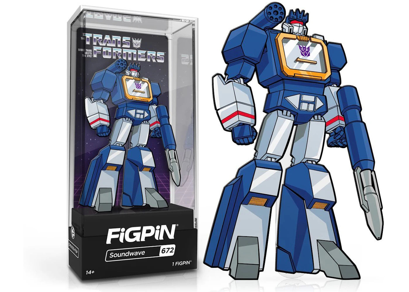 FiGPiN Transformers G1 Soundwave Exclusive Pin #672 – Side Kicks