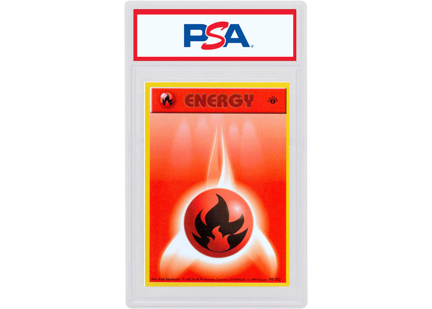 Fire Energy 1999 Pokemon TCG Base Set 1st Edition #98/102