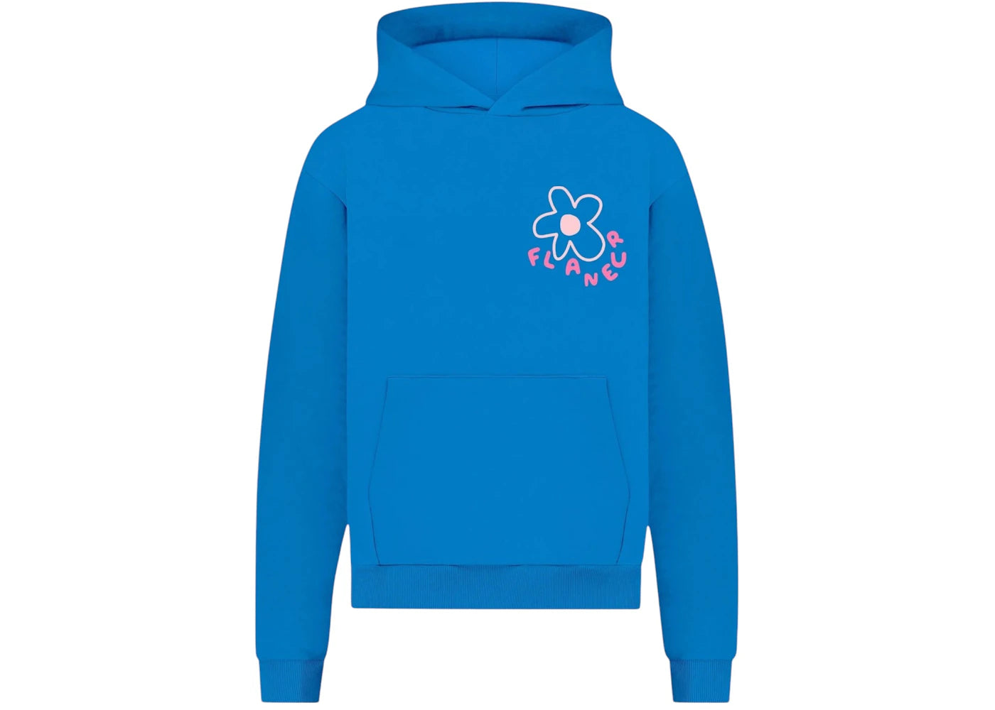 Flaneur Blossom Hoodie Blue
