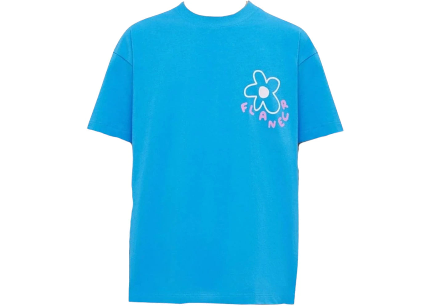 Flaneur Blossom T-shirt Blue