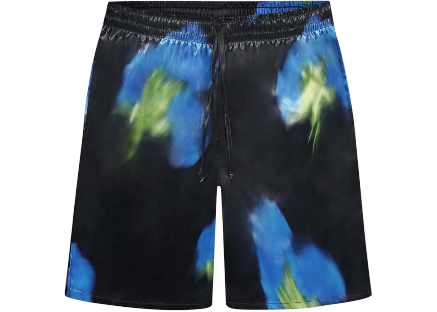 Flaneur Blurred Flower Shorts Black