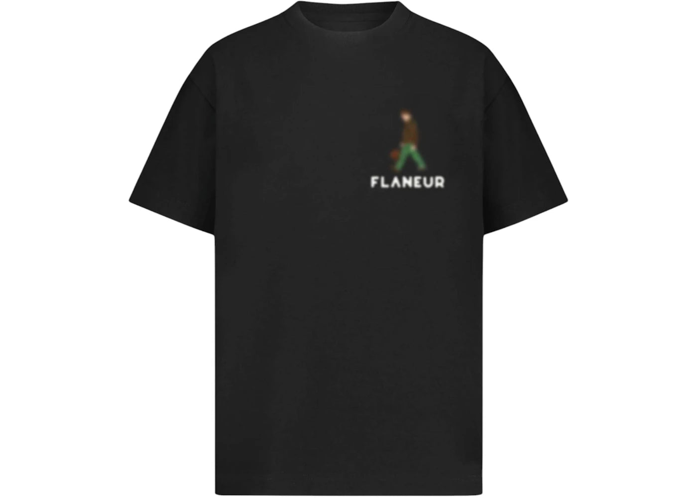 Flaneur Blurred Stroller T-shirt Black