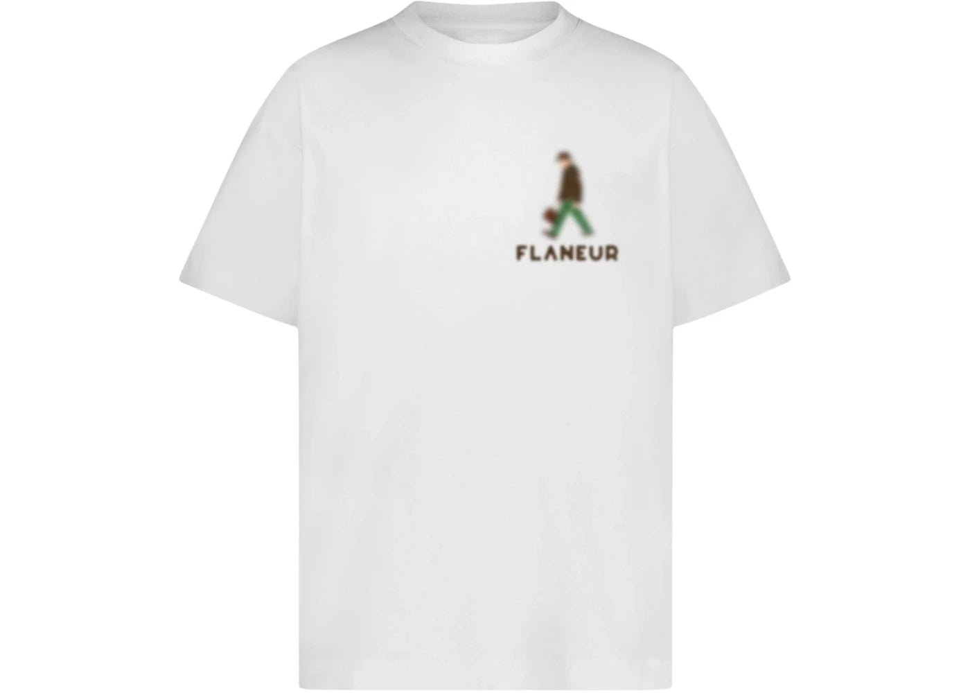 Flaneur Blurred Stroller T-shirt White