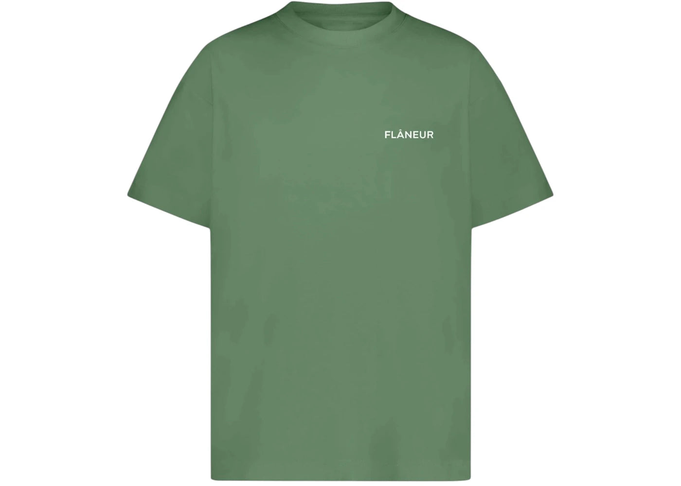 Flaneur Logo T-shirt Khaki