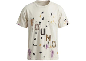 Found Tapestry Logo Paint Tee White