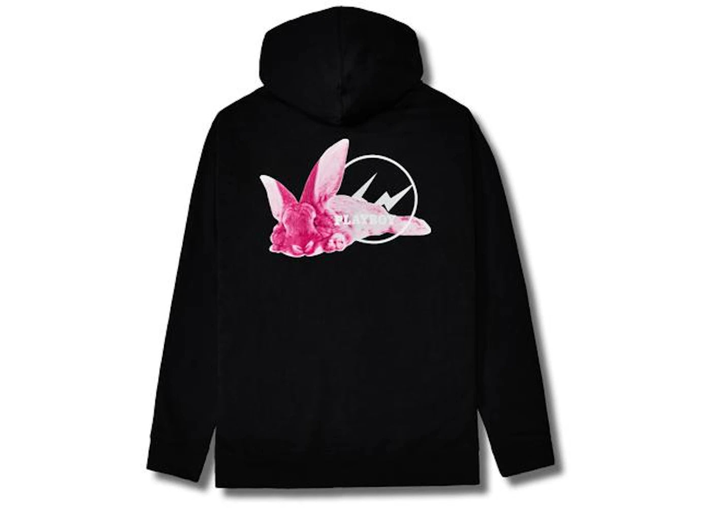 Fragment Meets Playboy Pink Bunny Hoodie Black