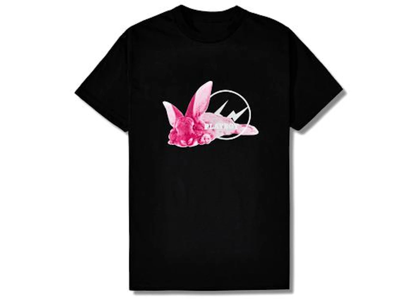 Fragment Meets Playboy Pink Bunny Tee Black