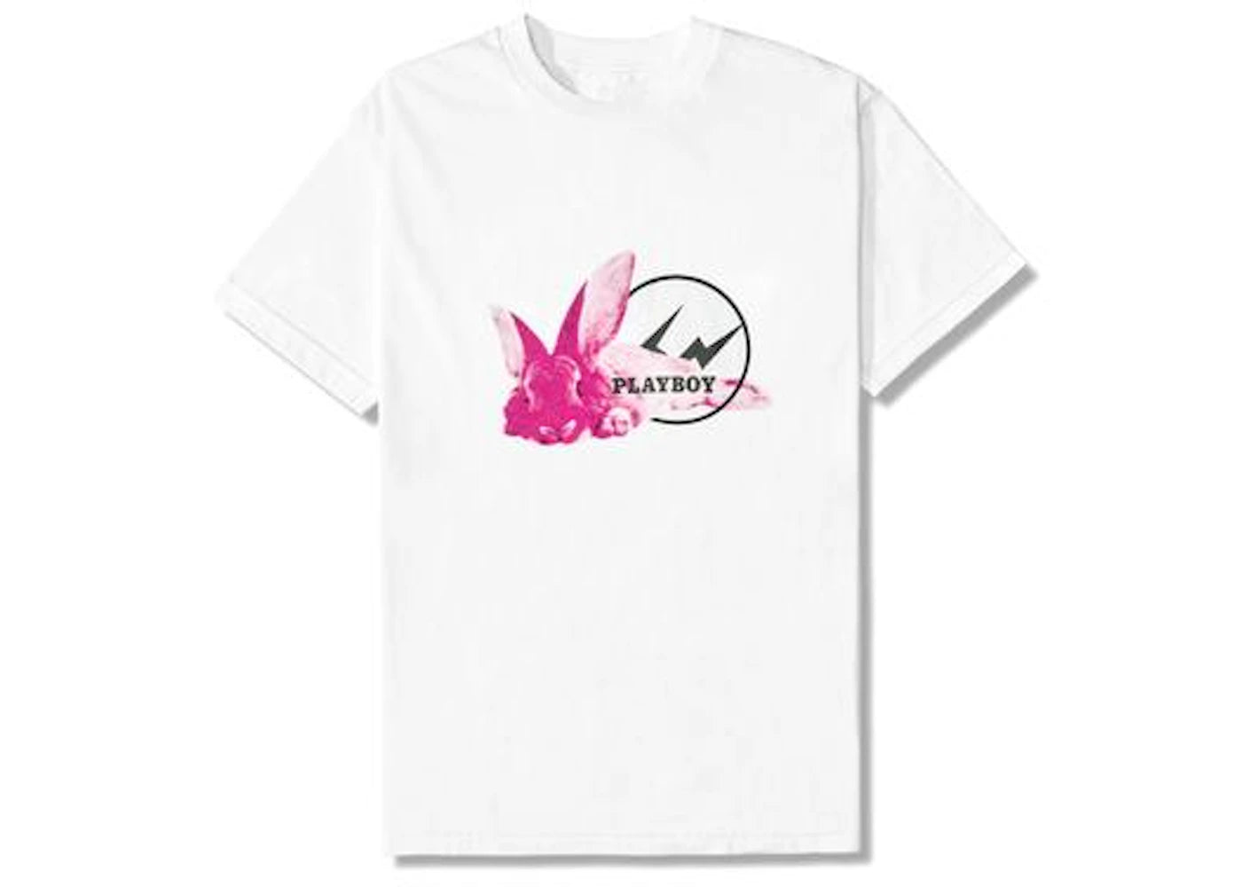 Fragment Meets Playboy Pink Bunny Tee White