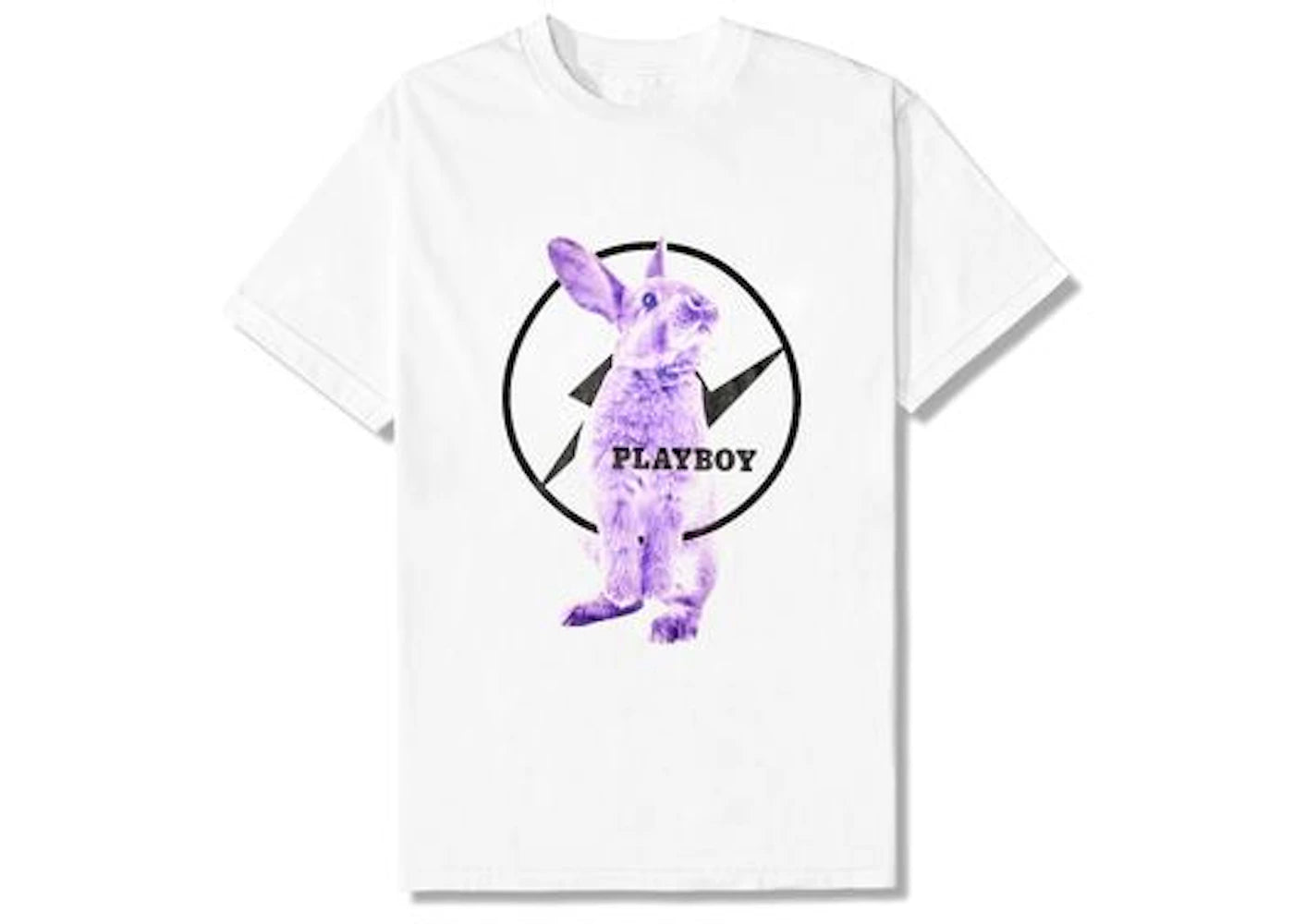 Fragment Meets Playboy Purple Bunny Tee White