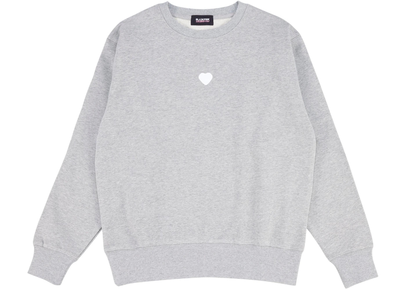Fragment x BLACKPINK Heart Sweatshirt Grey
