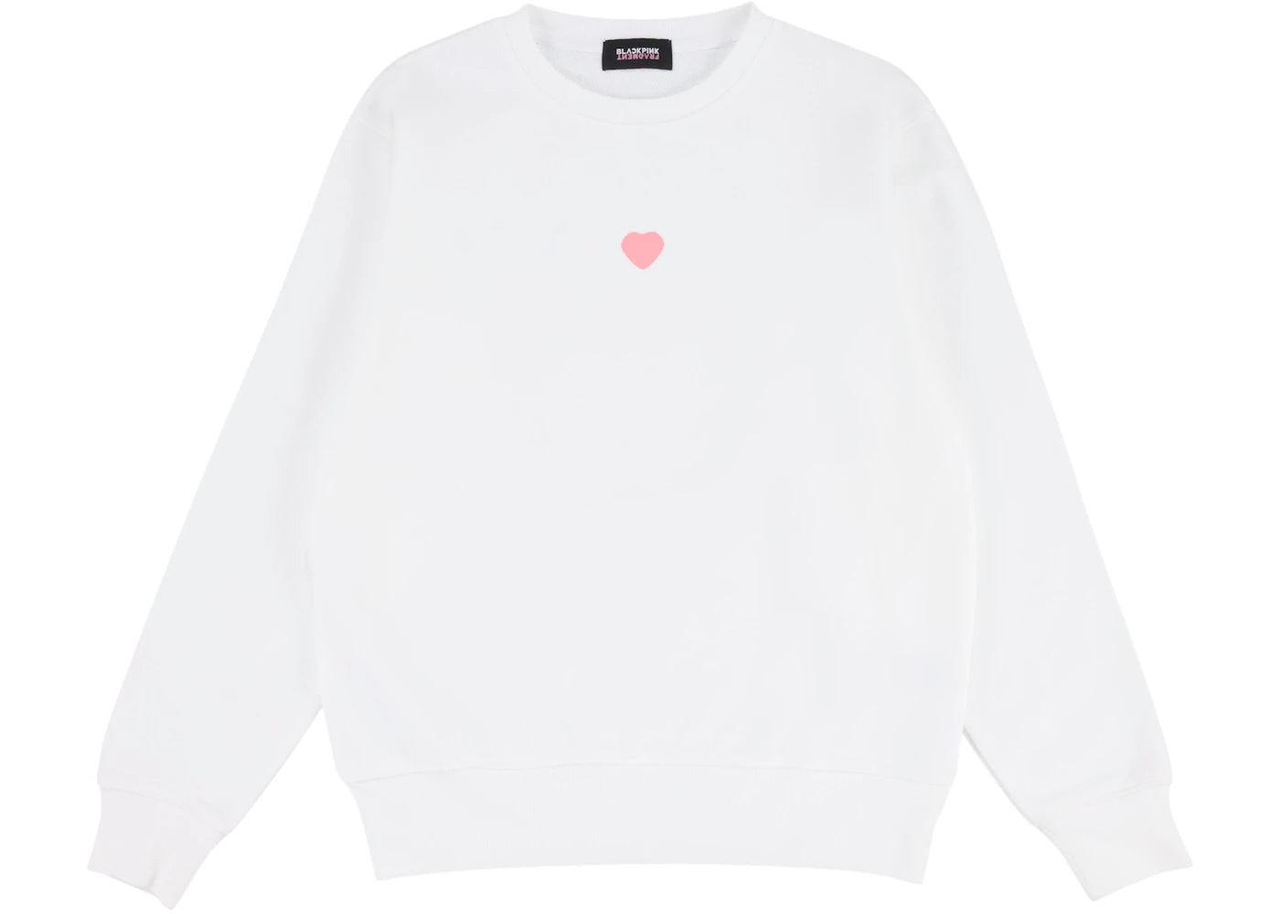 Fragment x BLACKPINK Heart Sweatshirt White