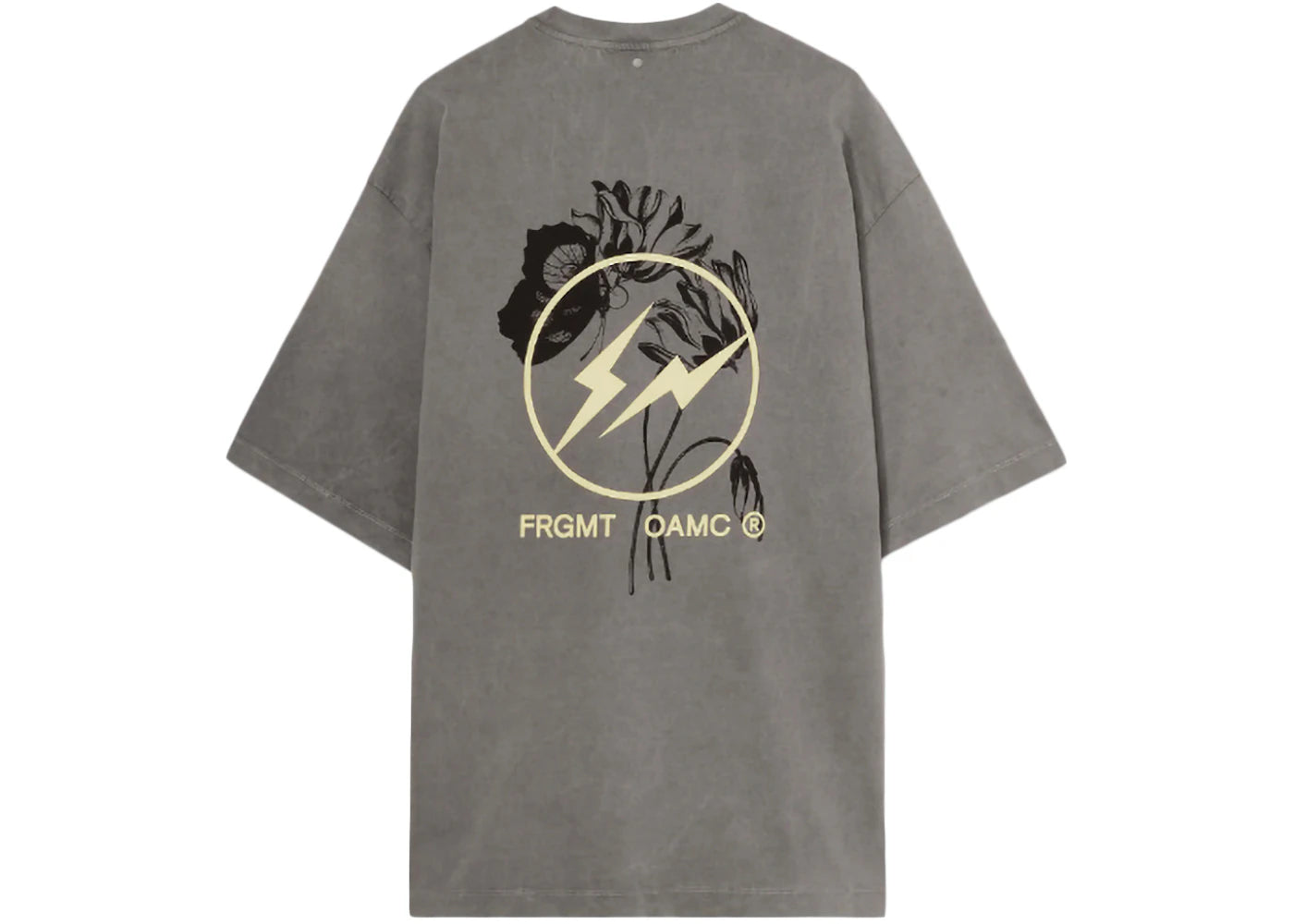 Fragment x OAMC Large Logo Oversized T-Shirt Carbon