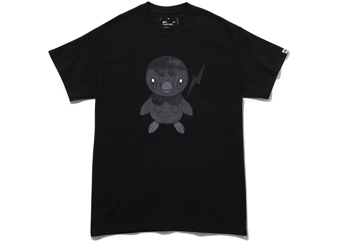 Fragment x Pokemon Piplup 1 Tee Black