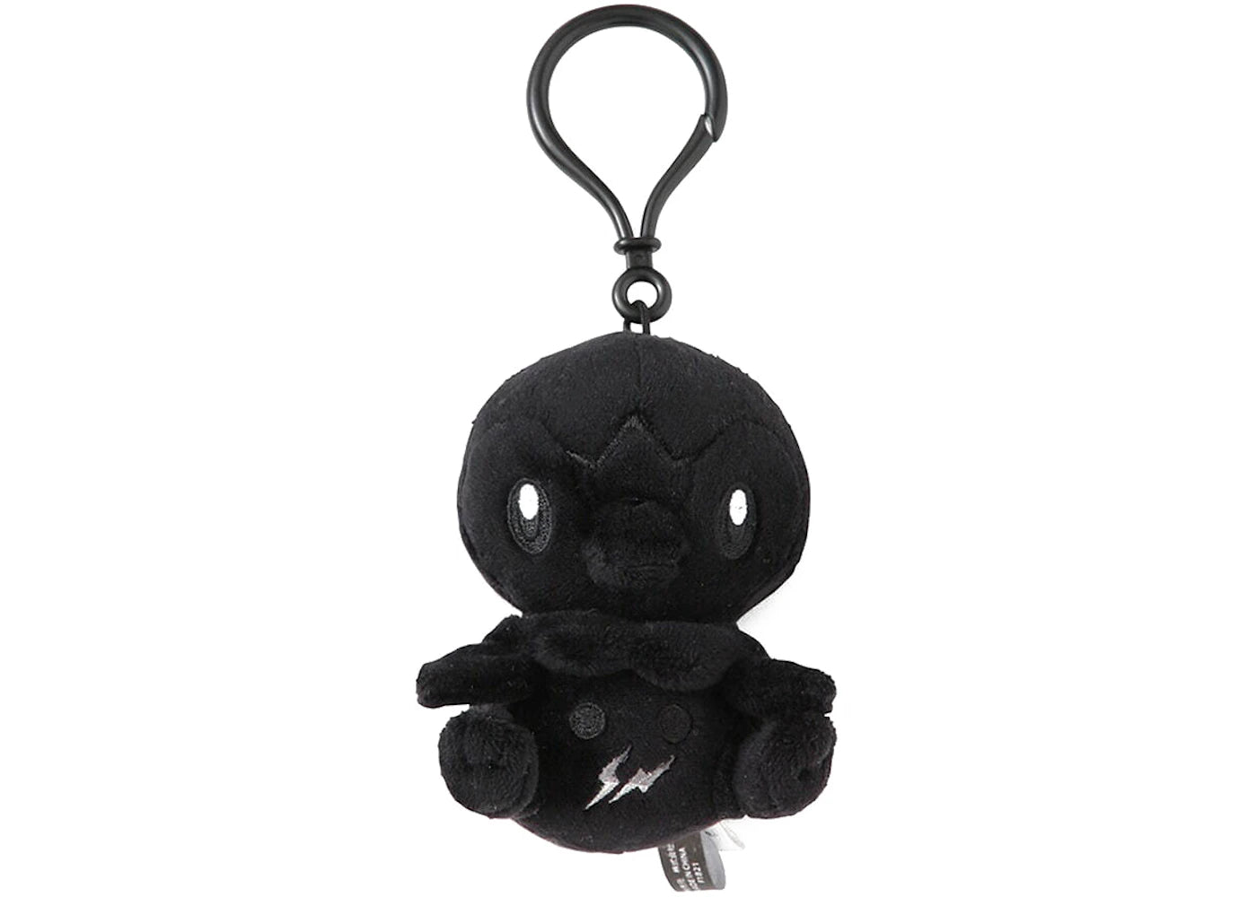 Fragment x Pokemon Piplup Thunderbolt Project Mascot Keychain Black