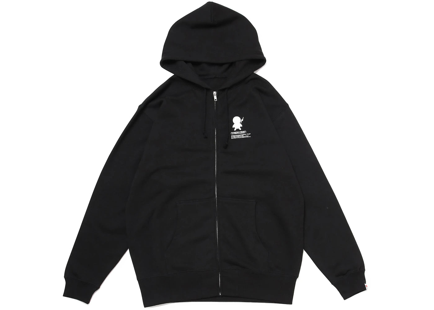 Fragment x Pokemon Piplup Thunderbolt Project Zip Hoodie Black