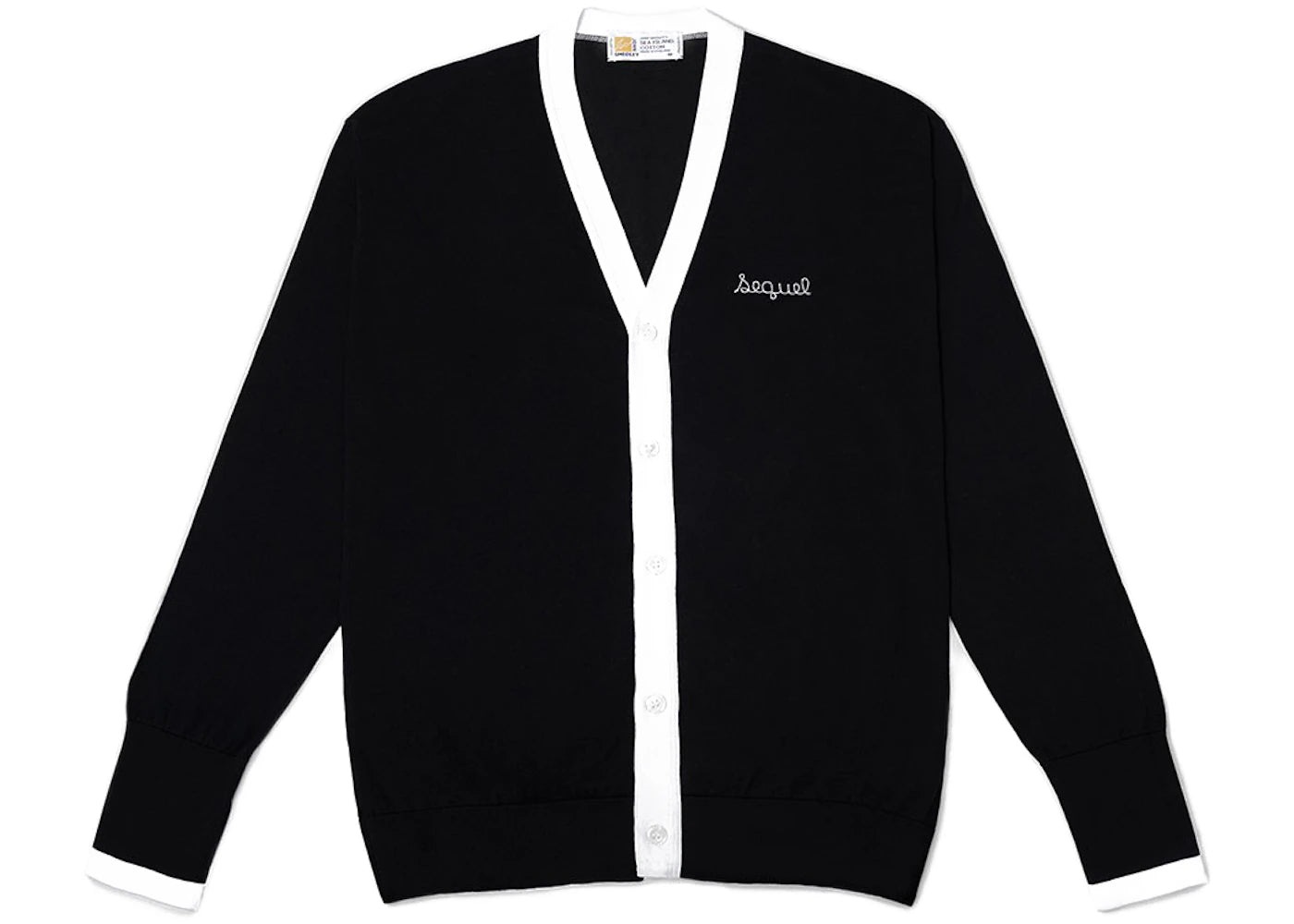 Fragment x Sequel x John Smedley Cardigan Black