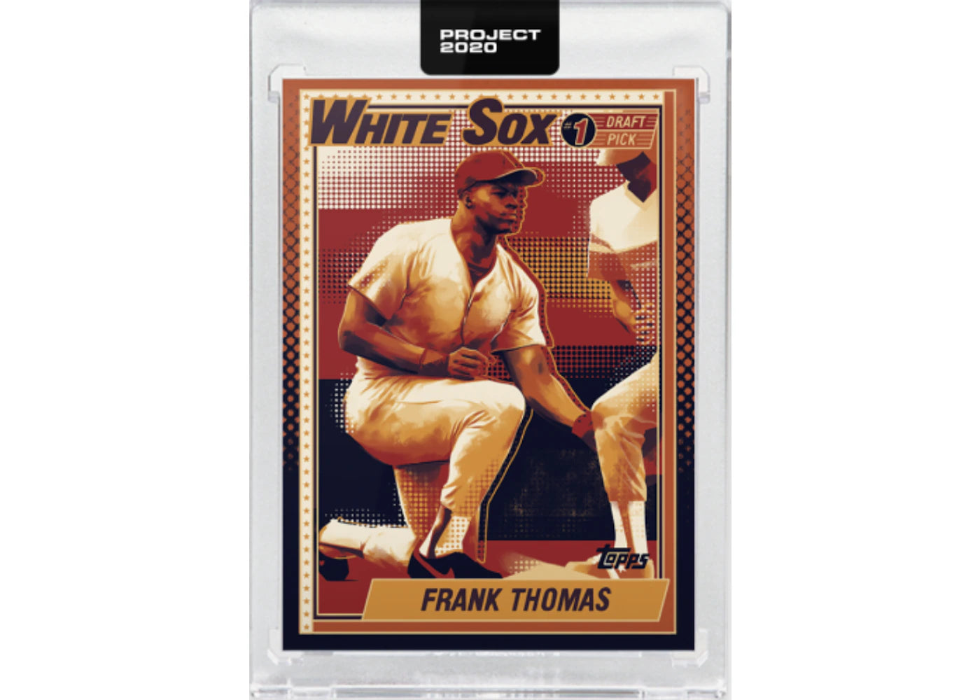 Frank Thomas 1990 Topps Project 2020 Matt Taylor Artist Proof /20 #83