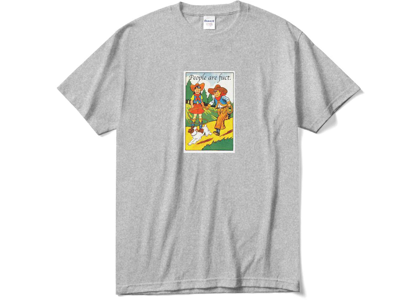 Fuct People Are Fuct Tee Heather Grey