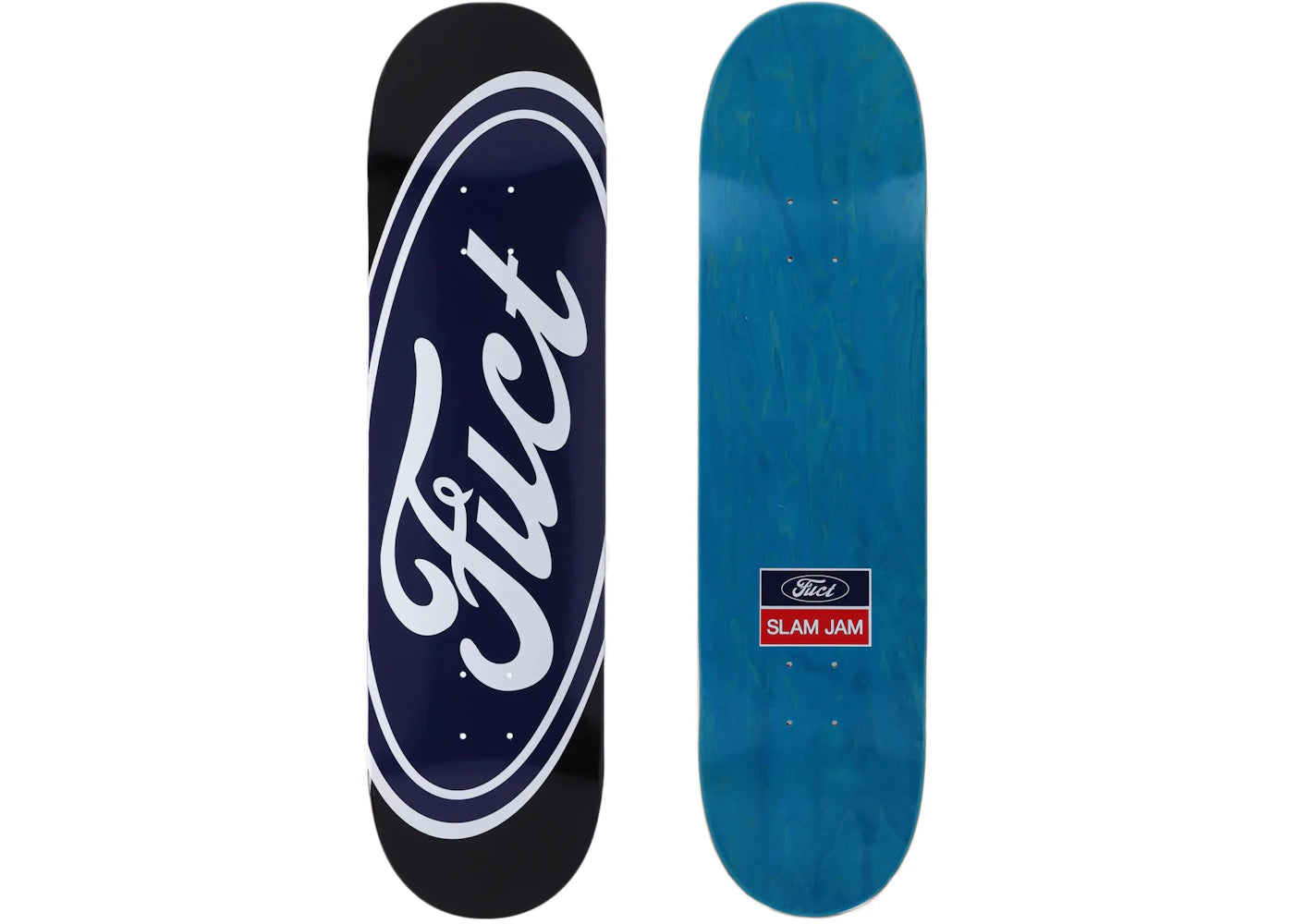 Fuct x Slam Jam Oval Parody Skateboard Deck