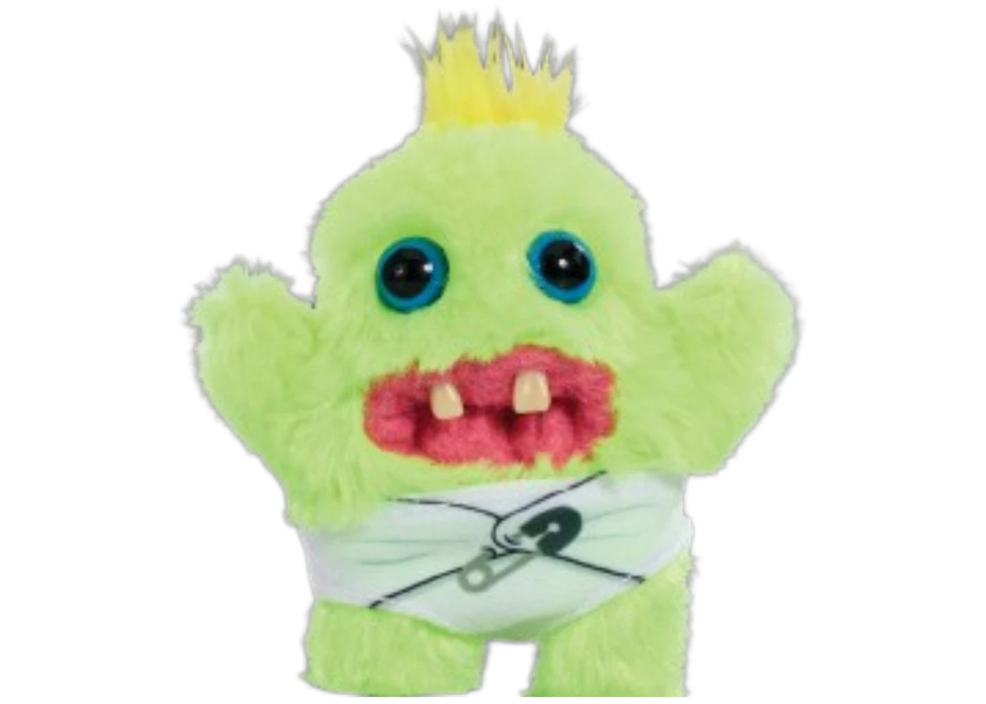 Fuggler Baby Fugg Shameless Goof Green Long Haired Plush