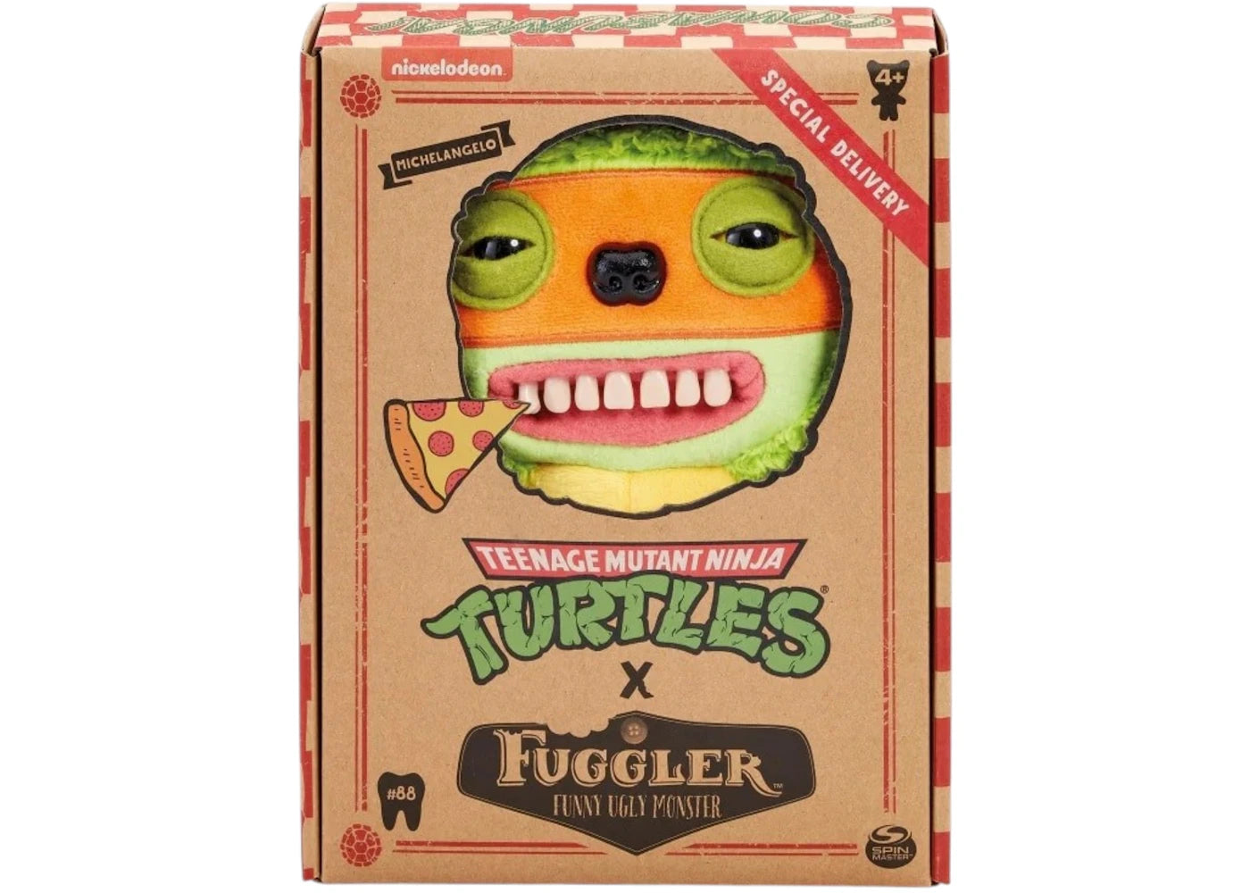 Fuggler Teenage Mutant Ninja Turtles Michaelangelo #88 Plush
