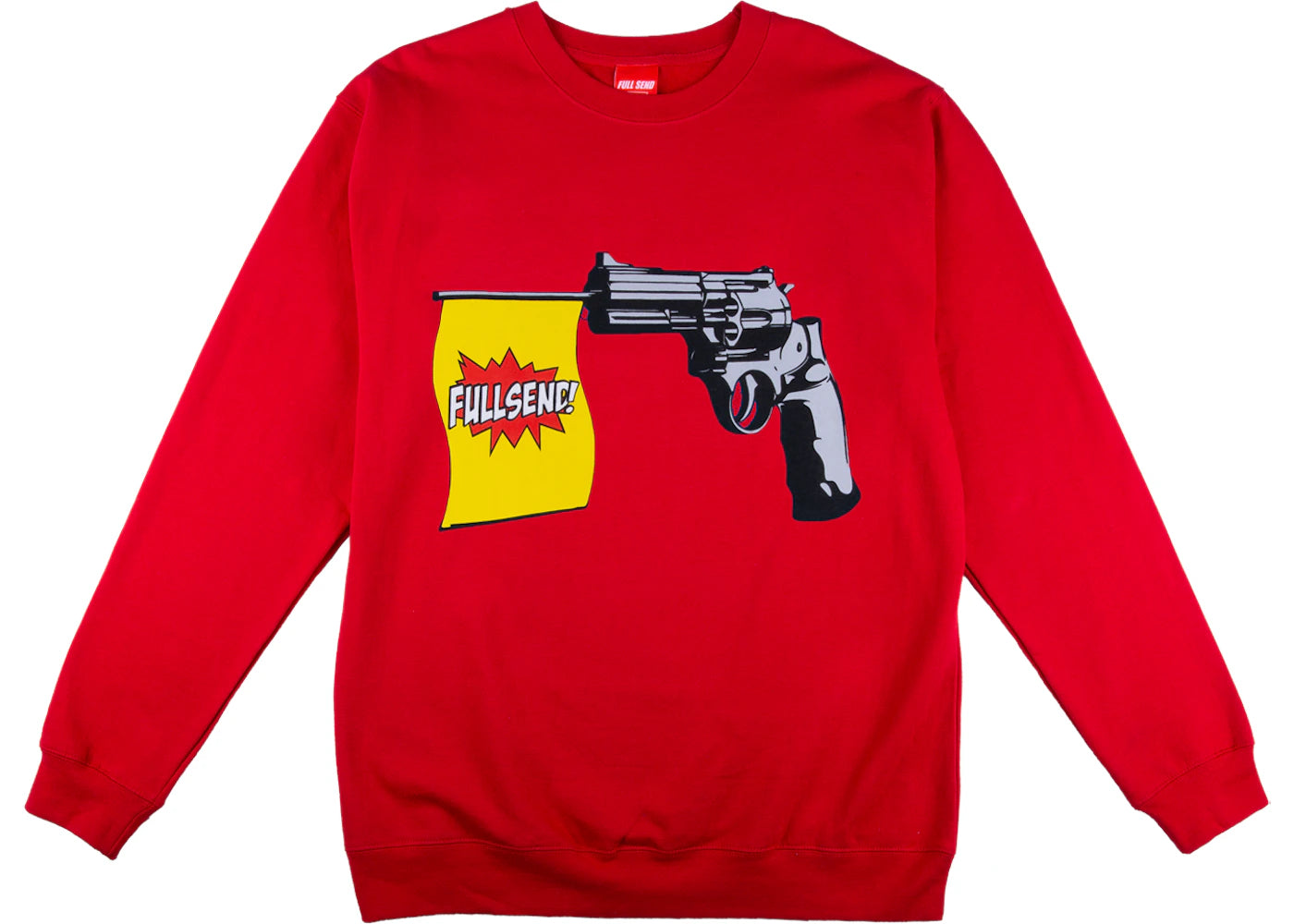 Full Send Bang Crewneck Red