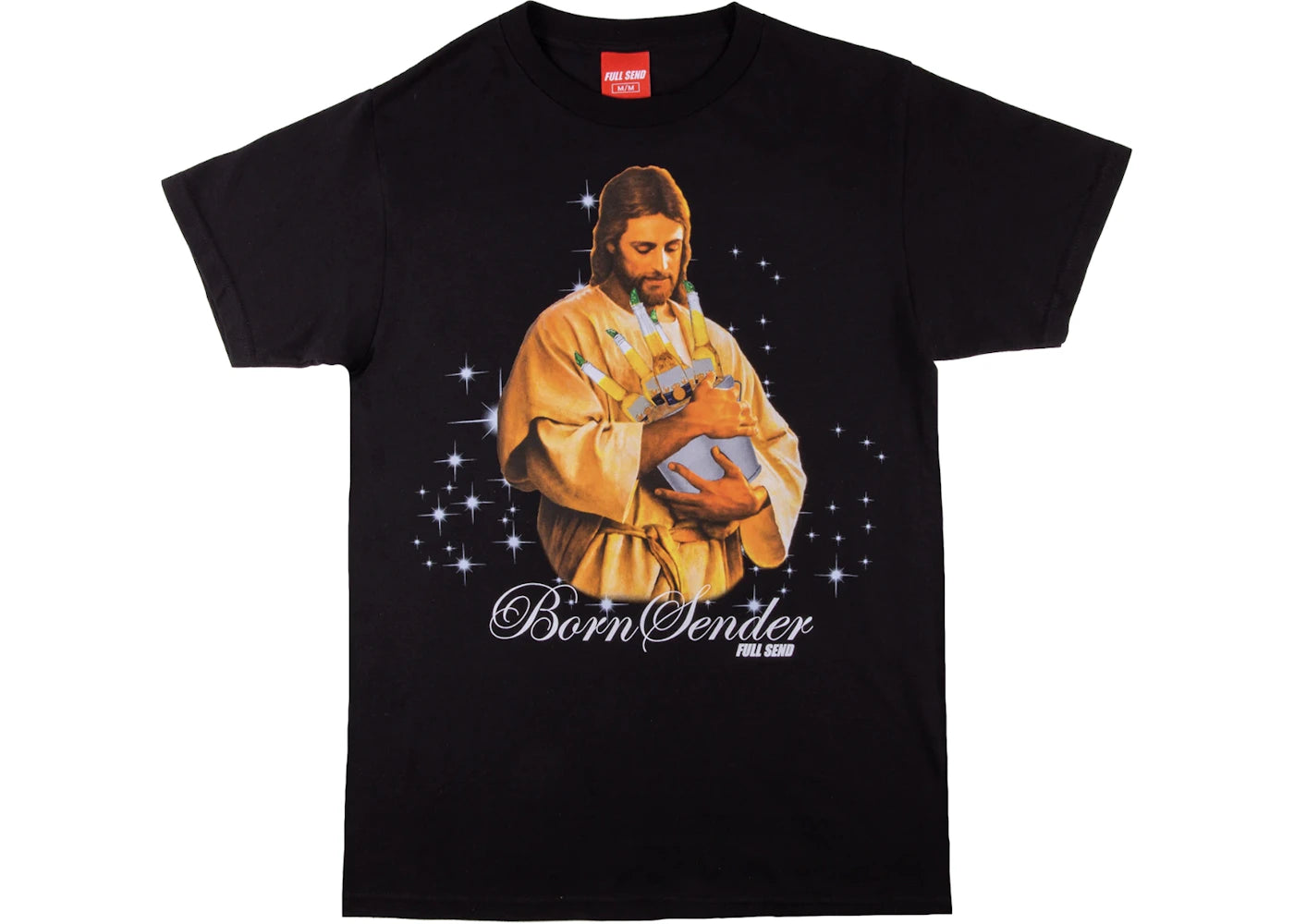 Full Send Born Senders Tee Black